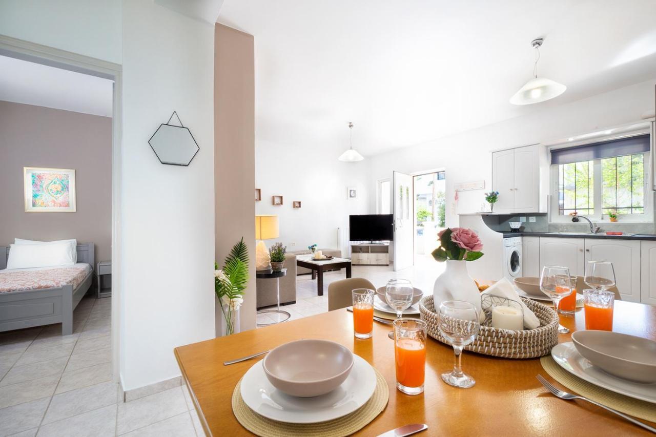 Aptera Beach Apartment Kato Daratso Buitenkant foto